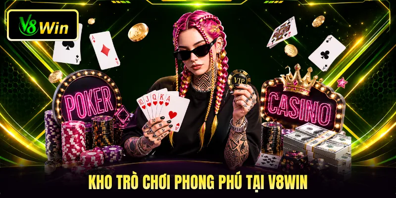 Kho trò chơi phong phú tại V8WIN